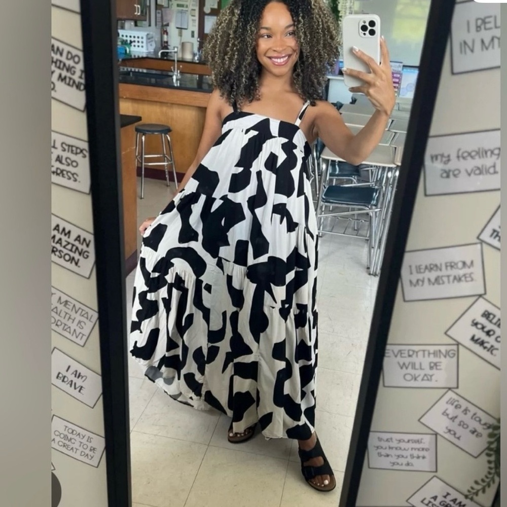 NWT Anthro’s Able the Label Maxi Dress.   Pockets